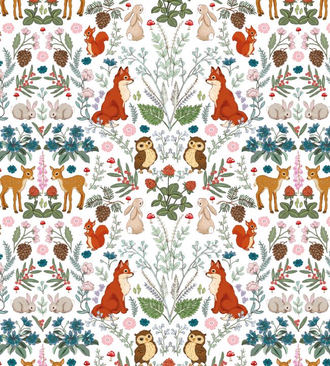 Midnight Forest Fabric - Green