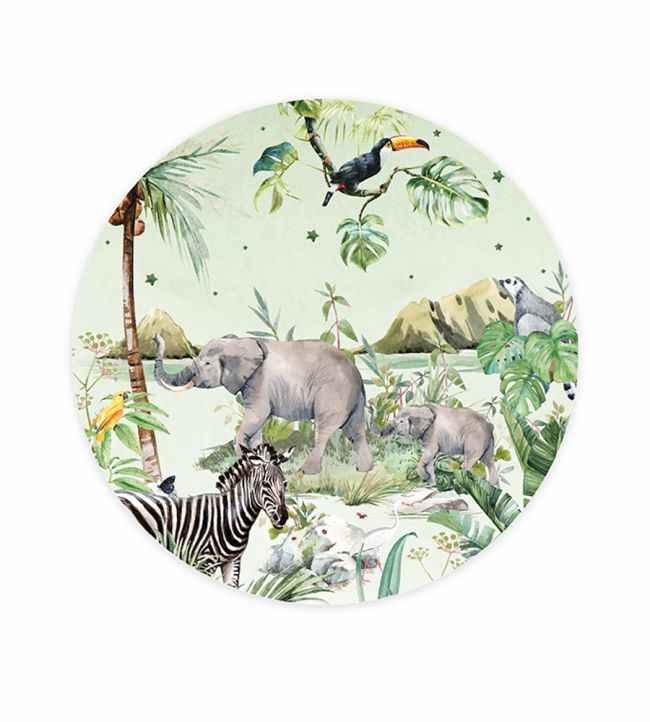 Anouk Hoogendijk Circle Mural - Green