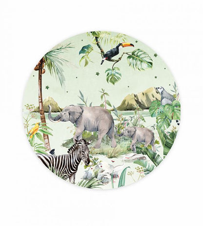 Anouk Hoogendijk Circle Mural - Green
