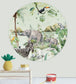 Anouk Hoogendijk Circle Room Mural - Green