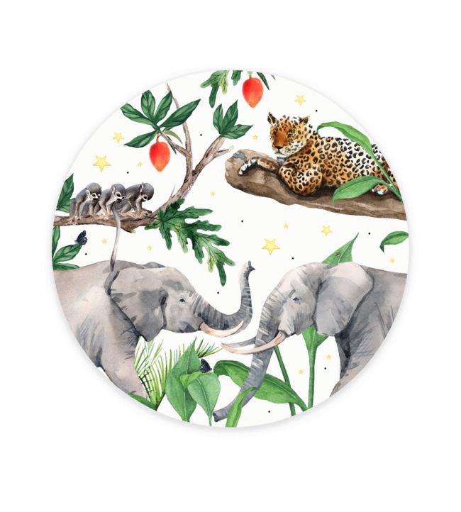 Ravi Circle Mural - Multicolor