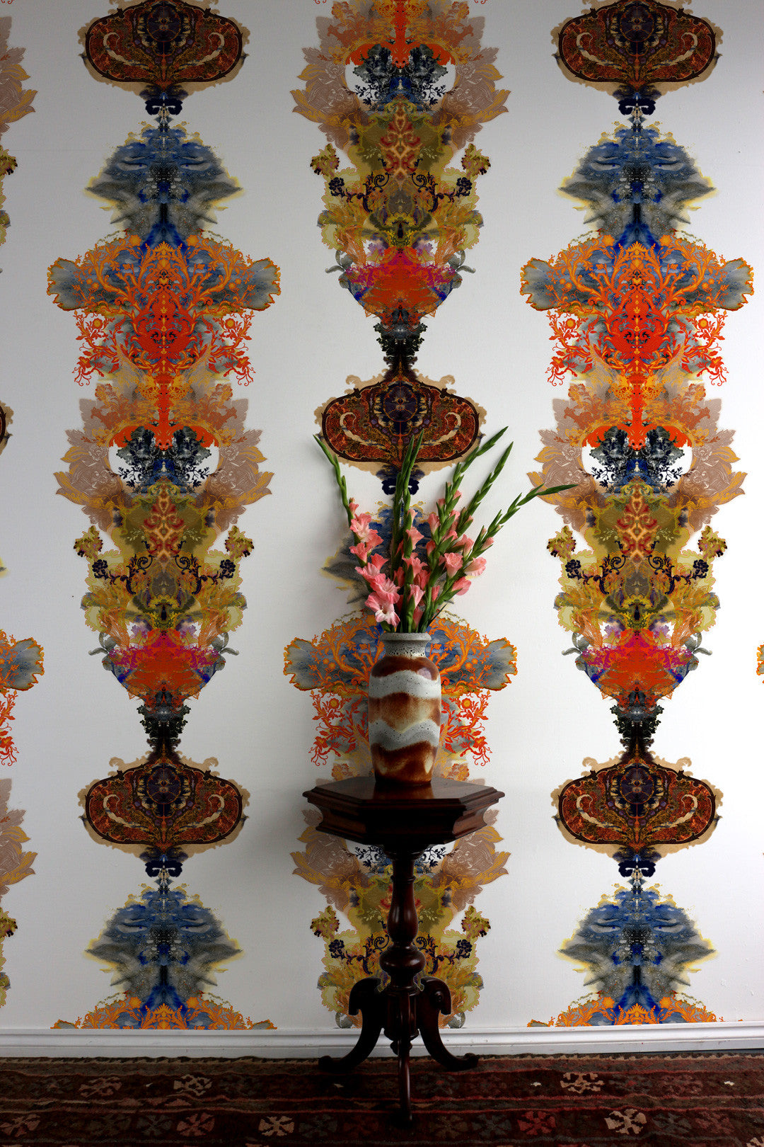 Grand Blotch Damask Room Wallpaper 4 - Multicolor