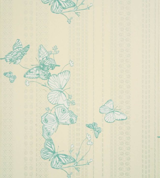 Bugs and Butterflies Wallpaper - Cream