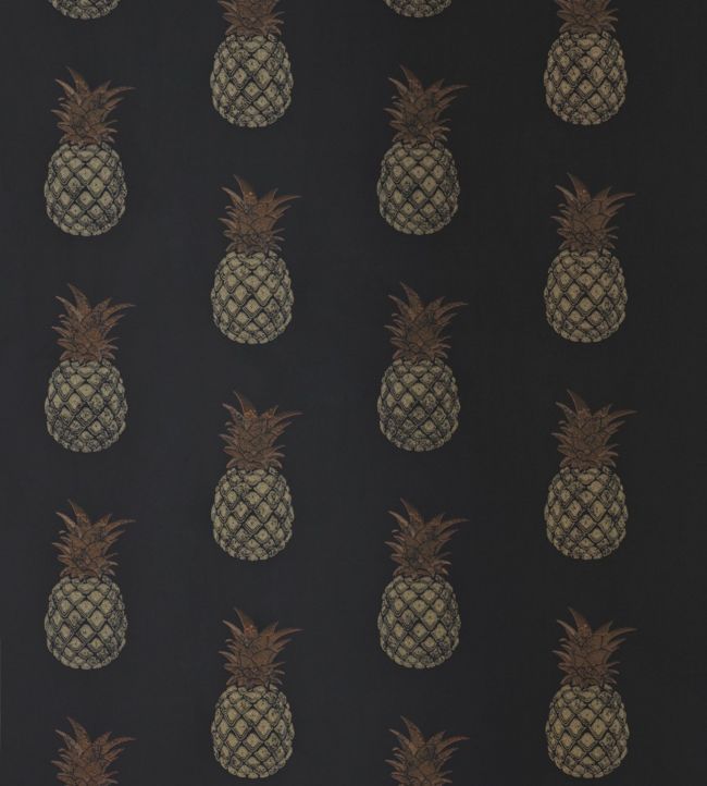 Pineapple Wallpaper - Gray