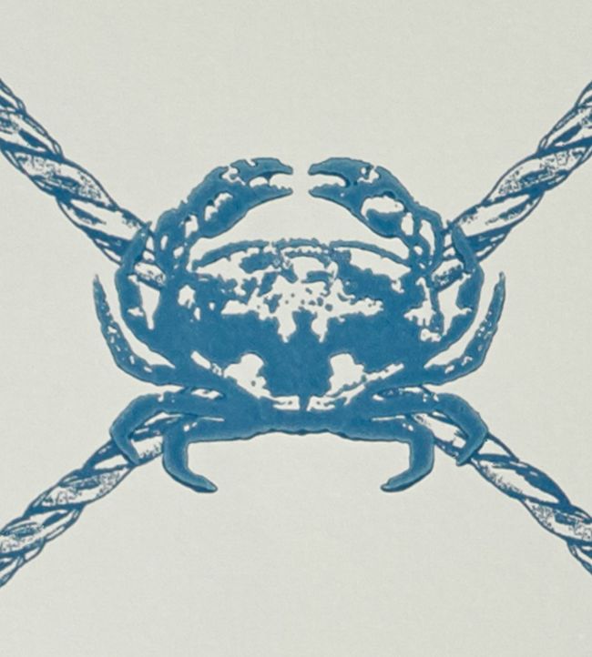 Crab Room Wallpaper 2 - Blue