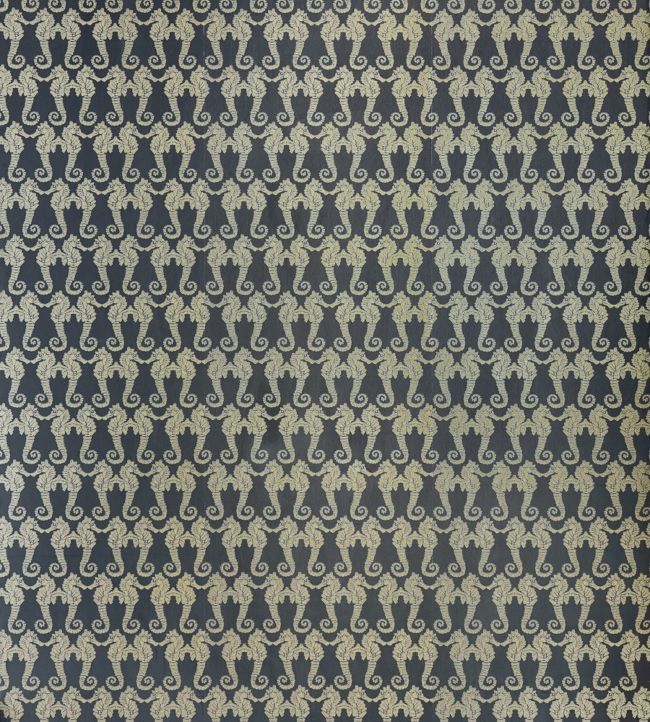 Seahorse Wallpaper - Black