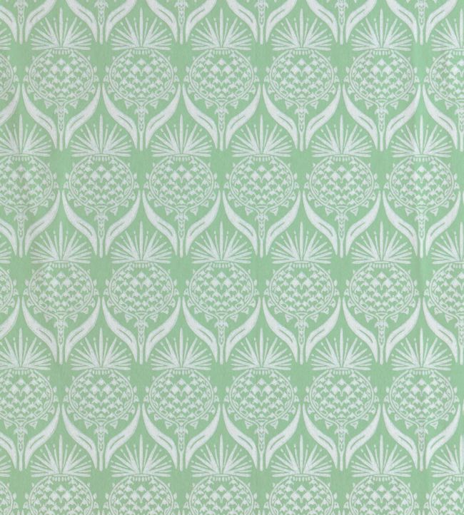 Artichoke Thistle Wallpaper - Green