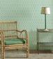 Artichoke Thistle Room Wallpaper - Green