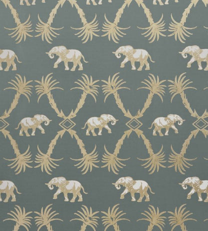 Elephant Palm Wallpaper - Gray