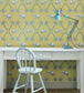 Elephant Palm Room Wallpaper 2 - Yellow