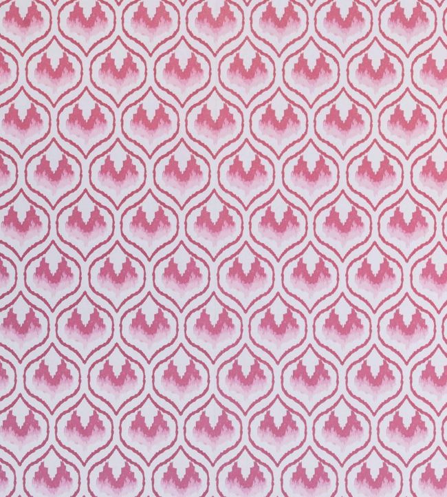 Ikat Heart Wallpaper - Pink
