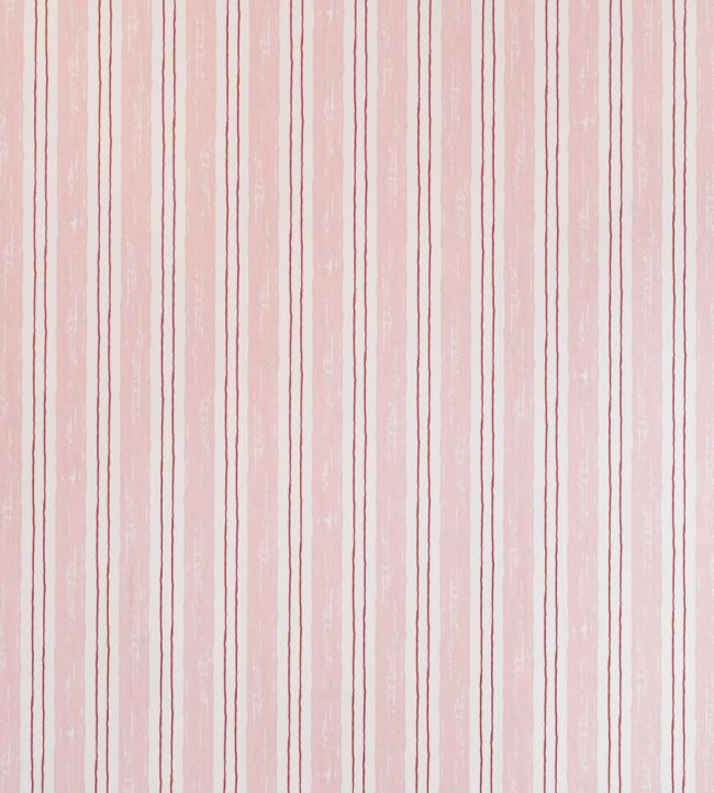 Painter's Stripe Wallpaper - Pink 