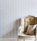 Painter's Stripe Room Wallpaper - Blue
