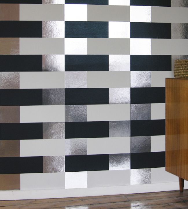 Block Room Wallpaper 2 - Gray