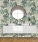 BMTD001-01A - Abstract Jungle Wallpaper - Leaf Green - Brand McKenzie