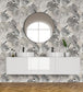 BMTD001-01B - Abstract Jungle Wallpaper - Putty Grey - Brand McKenzie
