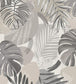 BMTD001-01B - Abstract Jungle Wallpaper - Putty Grey - Brand McKenzie
