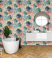 Abstract Jungle Room Wallpaper - Multicolor
