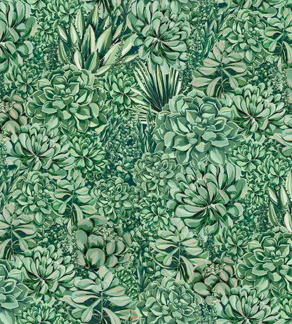 BMTD001-02A - Alpine Landscape Wallpaper - Alpine Green - Brand McKenzie