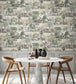 BMTD001-04A - Animal Islands Wallpaper - Bamboo Green - Brand McKenzie