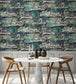 BMTD001-04B - Animal Islands Wallpaper - Midnight Blue - Brand McKenzie