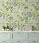 BMTD001-13B - The Green House Wallpaper - House Green - Brand McKenzie