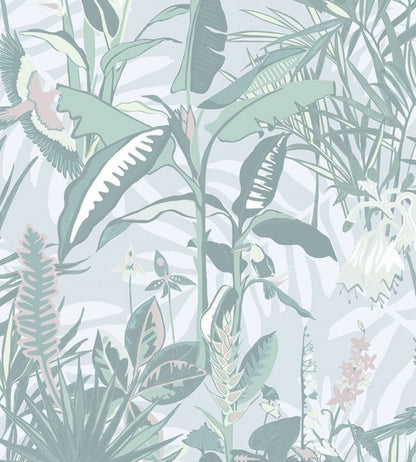 The Tropics Wallpaper - Green 