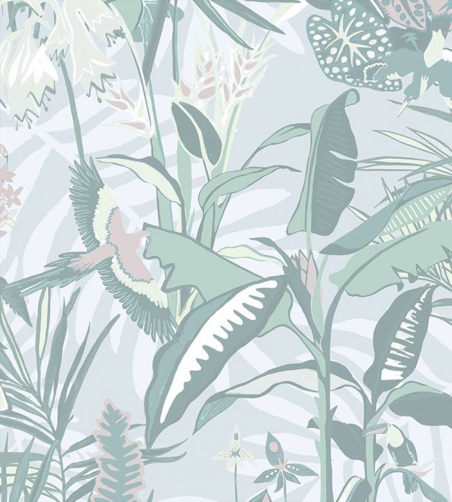 The Tropics Room Wallpaper 3 - Green