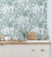BMTD001-14B - The Tropics Wallpaper - Mint Green - Brand McKenzie