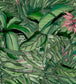 BMTD001-15A - Tropical Forest Wallpaper - Dark Green & Pink - Brand McKenzie
