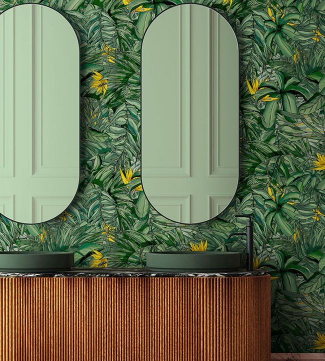 Tropical Forest Room Wallpaper 2 - Green