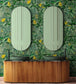 BMTD001-15B - Tropical Forest Wallpaper - Dark Green & Yellow - Brand McKenzie