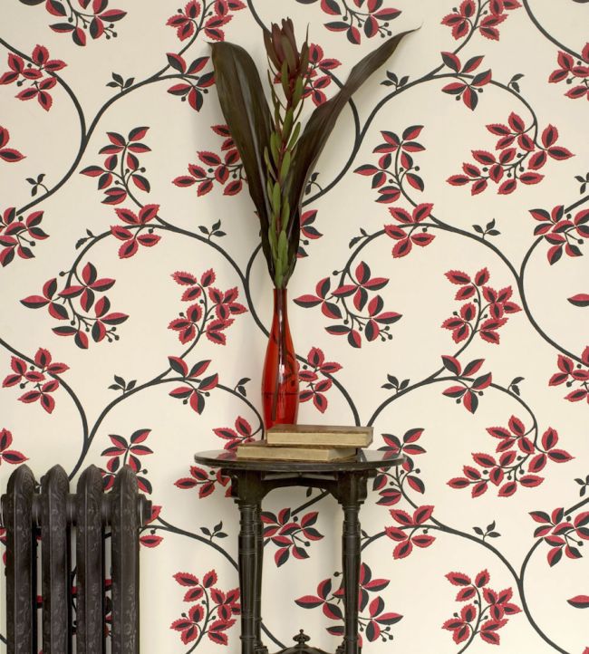 Ringwold Room Wallpaper - Red