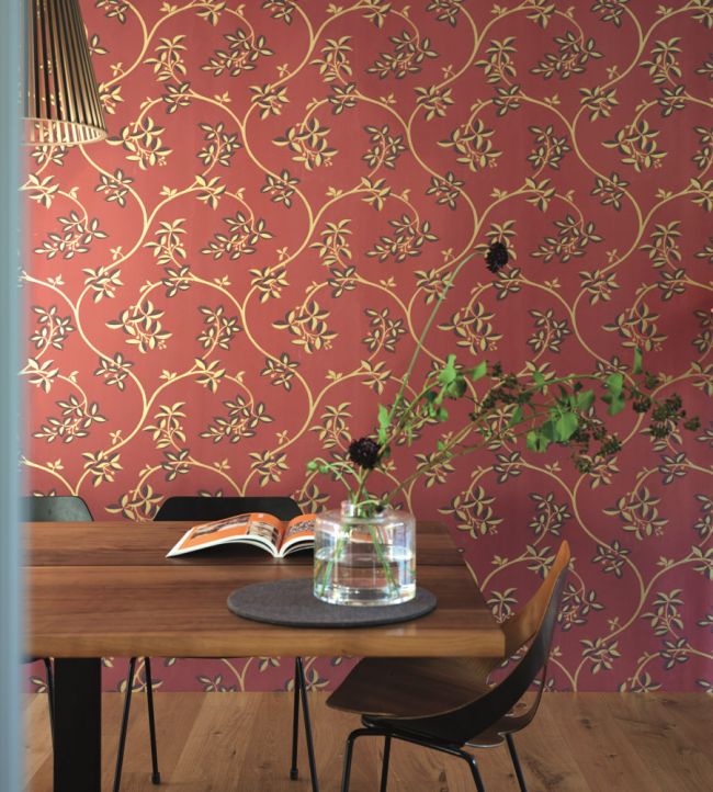 Ringwold Room Wallpaper - Red