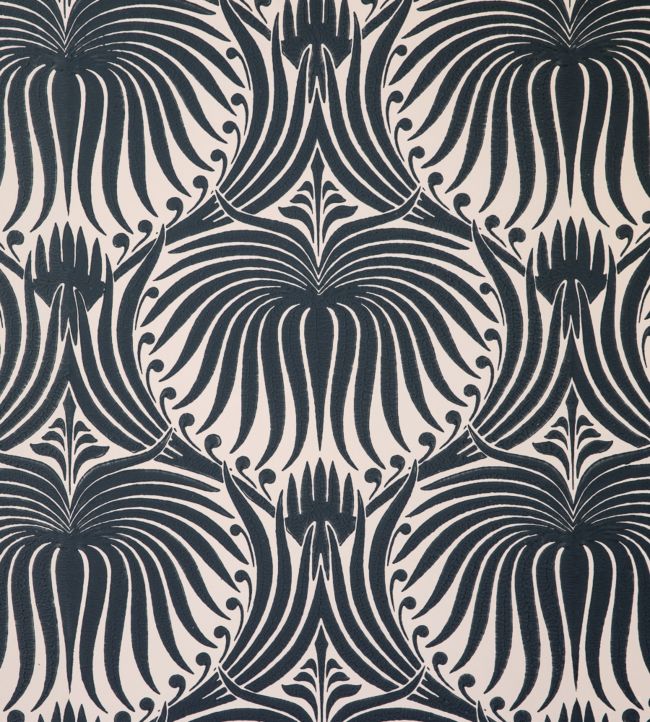 Lotus Wallpaper - Black