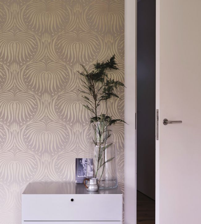 Lotus Room Wallpaper - Cream