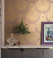 Lotus Room Wallpaper - Gold