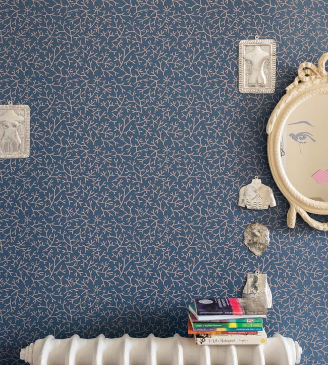 Samphire Room Wallpaper - Blue