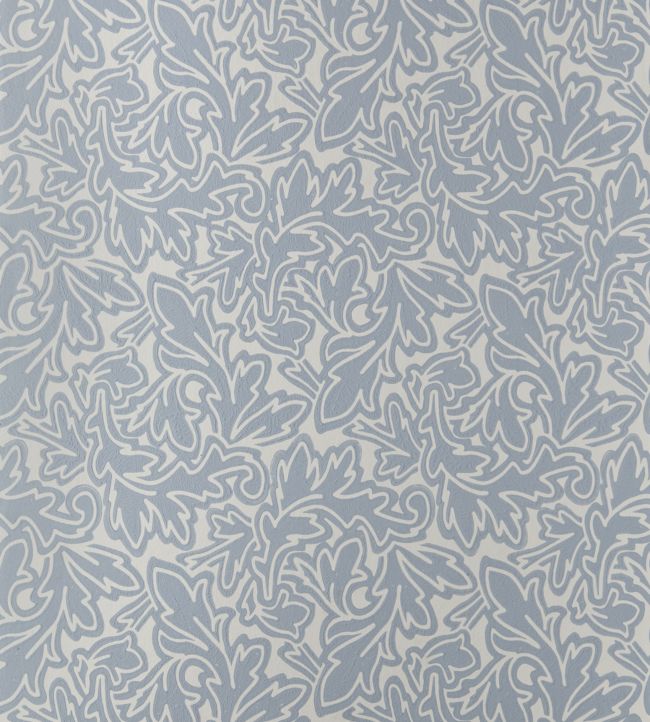 Feuille Wallpaper - Blue