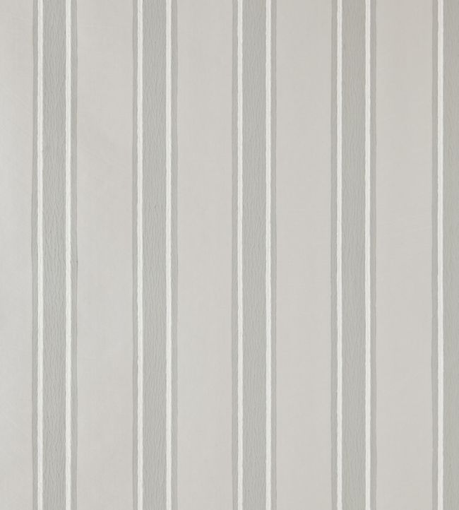 Block Print Stripe Wallpaper - Gray