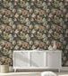 BRONTE10 - Bronte Wallpaper - Raven Black - Arley House