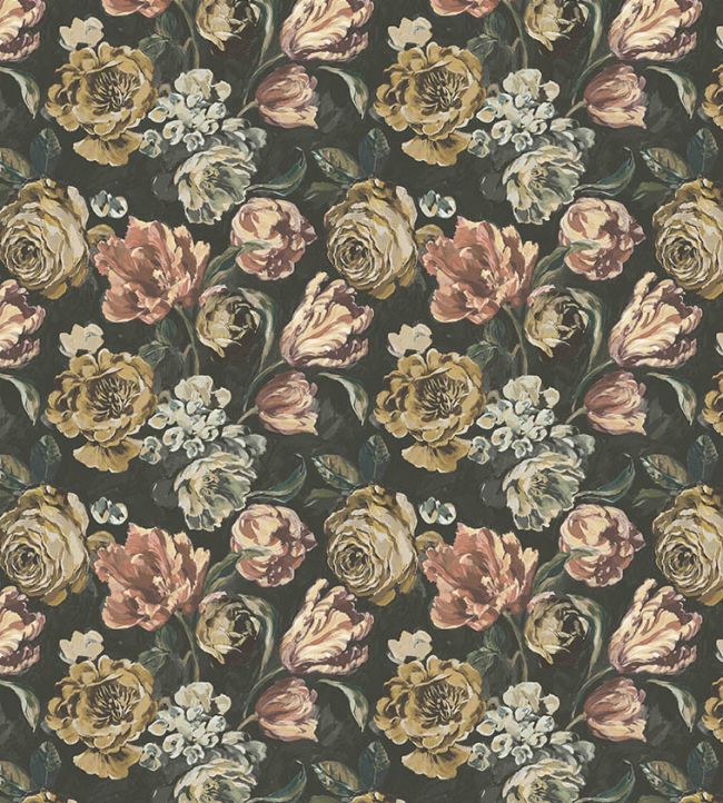 BRONTE10 - Bronte Wallpaper - Raven Black - Arley House