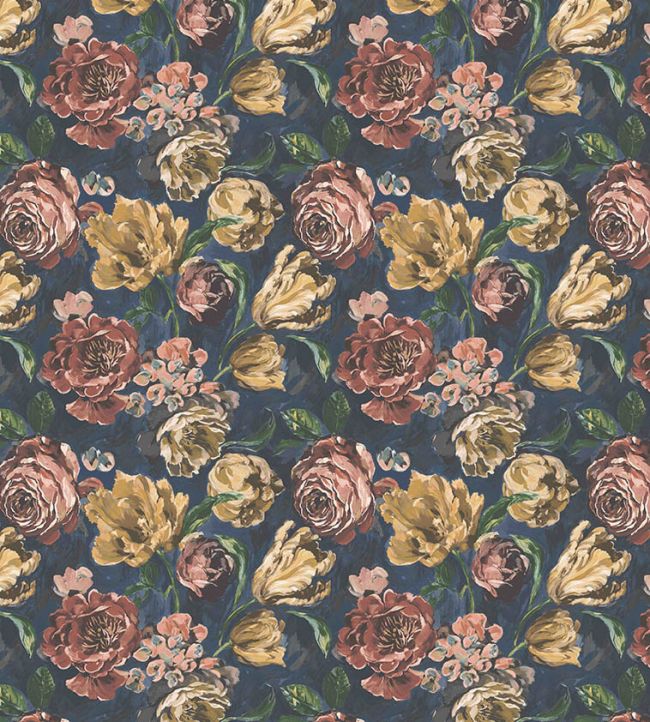 BRONTE20 - Bronte Wallpaper - Finch Blue - Arley House