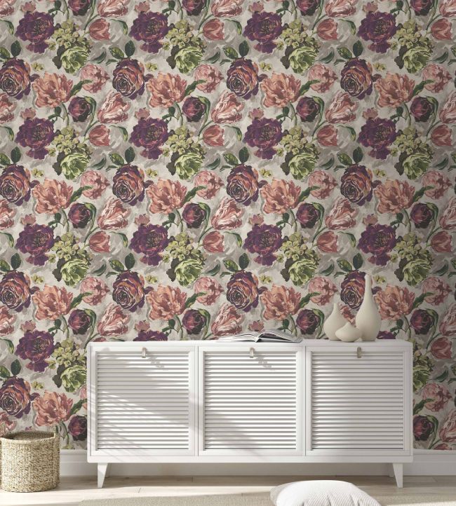 BRONTE2 - Bronte Wallpaper - Violet - Arley House
