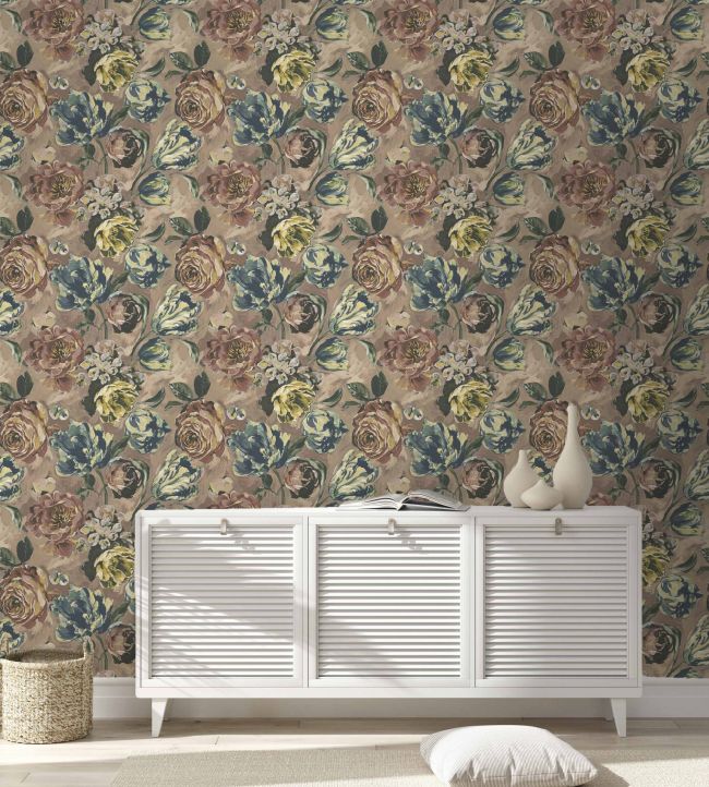 BRONTE9 - Bronte Wallpaper - Chalk Pink - Arley House
