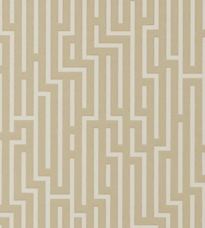 Fretwork Wallpaper - Sand