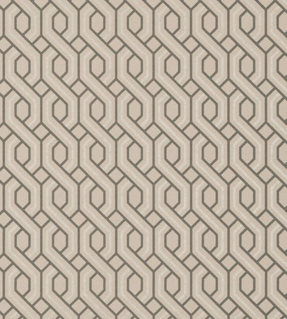 Boxwood Trellis Wallpaper - Sand