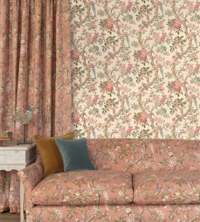 Eltham Room Wallpaper - Pink