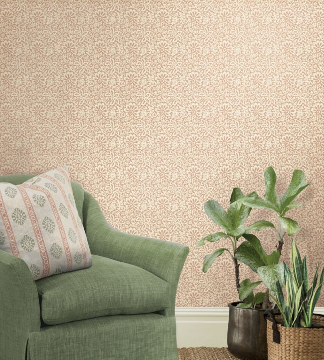 Flora Room Wallpaper - Pink