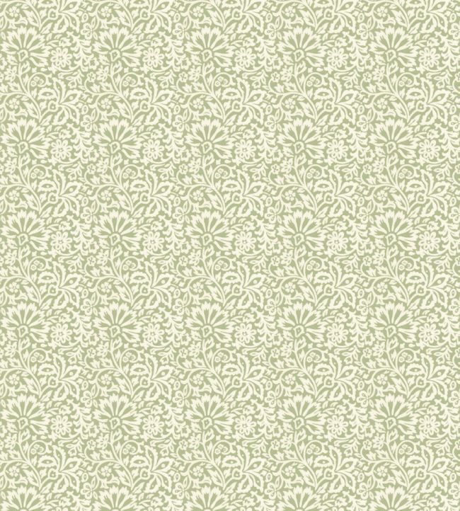 Flora Wallpaper - Green 